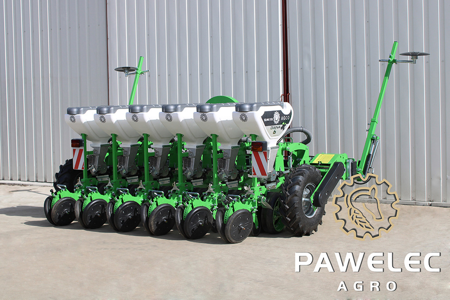 Siewnik pneumatyczny SOLMAX 6 x 45cm do fasoli, buraków pod STRIP TILL